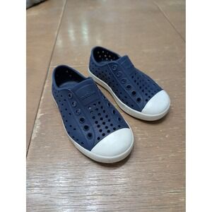 Native Shoes Jefferson Navy Blue Kids Water Shoes Slip On Size C7